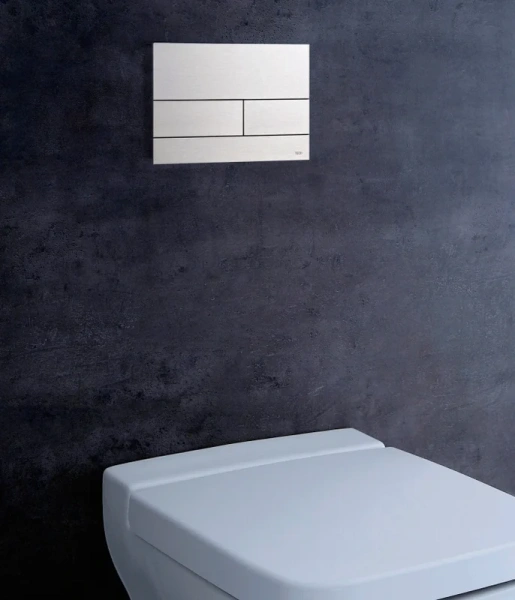 кнопка смыва tece tecesquare ii 9240830 для инсталляции, с покрытием против отпечатков пальцев, нержавеющая сталь