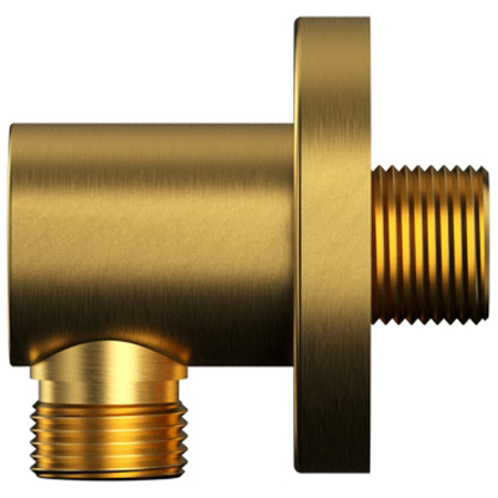 душевая система whitecross y brushed gold yset09glb с термостатом брашированное золото