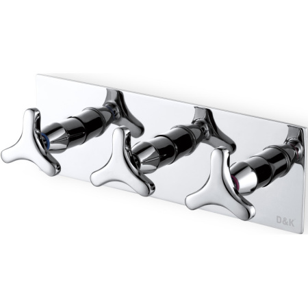 Смеситель для душа D&K Goethe Hessen DA1384841 встраиваемый Хром