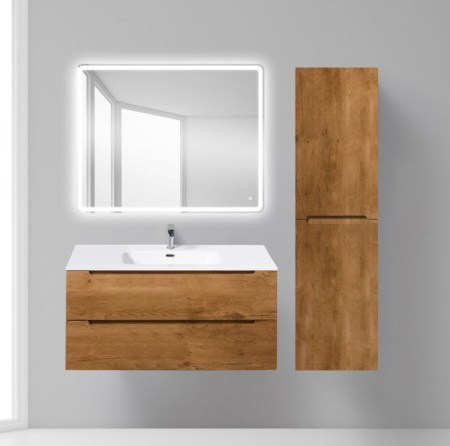 тумба под раковину belbagno etna 100 etna-1000-2c-so-wo-p подвесная rovere bianco