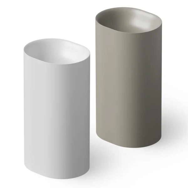 раковина dea design pedestal basin dd2008 500 18 напольная, без отв., solid surface, 50х40х90см., white №18