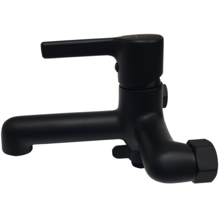 смеситель для ванны haiba hb60814-7 черный матовый