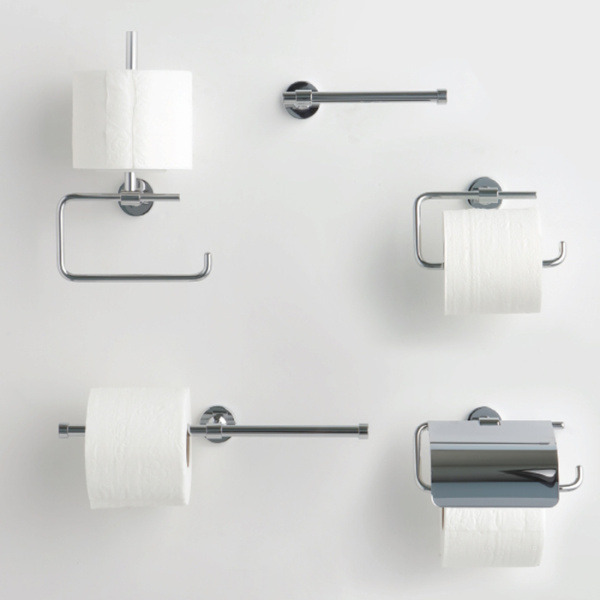 Бумагодержатель с крышкой Bertocci Cinquecento 110 0508 0000, подвесной, цвет: хром