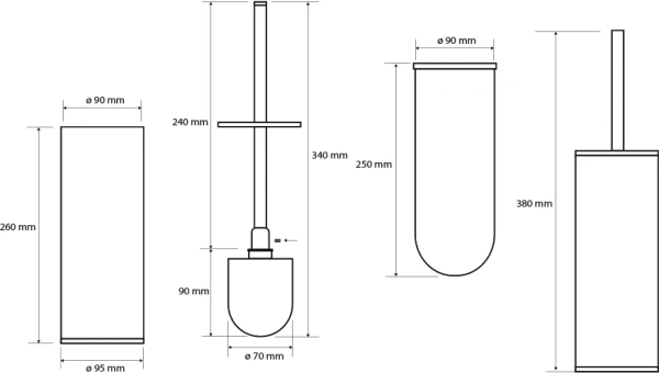 Ёршик для унитаза Bemeta Neo 102313055