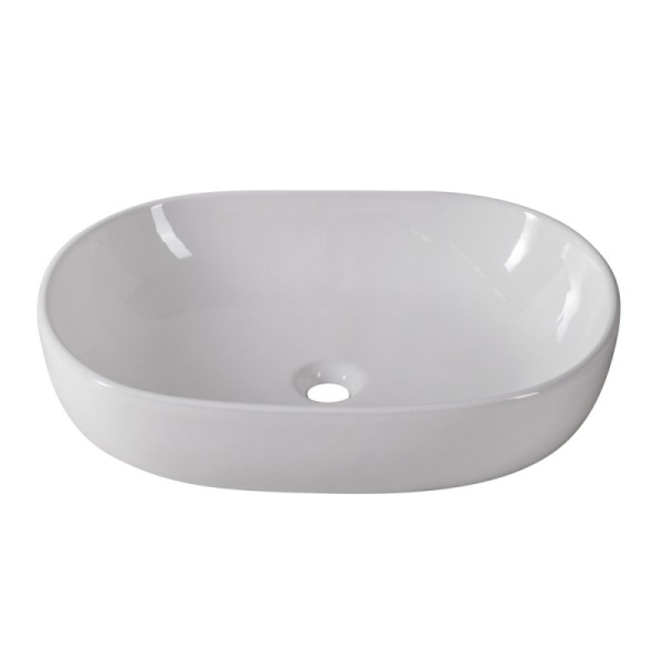 раковина накладная belbagno 60 см, bb1084-h301 чёрная матовая