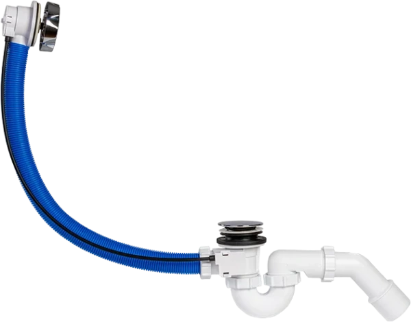 Слив-перелив Styron STY-536-A-K 50 мм, полуавтомат, хром