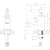 смеситель для раковины bravat art f175109c цвет хром