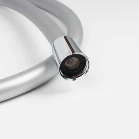 шланг для душа iddis optima home oph20sli19, цвет серебро, силиконовый, 2,0м,