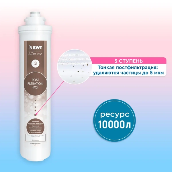 комплект сменных картриджей для фильтра bwt aqa vita magnesium арт. p276p00