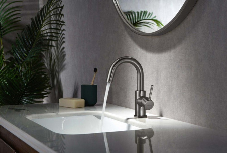 смеситель для раковины aquatek европа aq1307bgm оружейная сталь