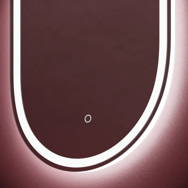 зеркало sancos oval 45 с фронтальной подсветкой