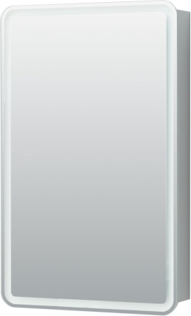 зеркальный шкаф aquanet оптима 50 с led подсветкой
