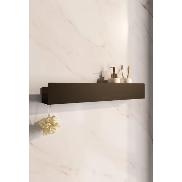 Полка для ванной Boheme Free 10967-BRB 60 см, бронза матовая