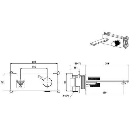смеситель для раковины allen brau liberty 5.33004-00 хром
