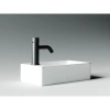 раковина ceramicanova element cn5008 накладная, 37.5x21.5 см, отверстие слева, белая