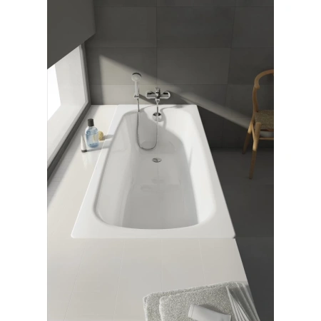 ванна стальная roca contesa 23606000o 150x70 см, белый