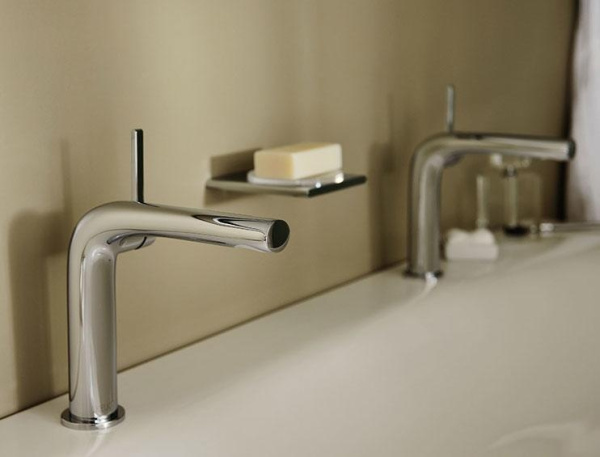 смеситель для раковины keuco edition 400 51505 010000, с гарнитурой цвет хром