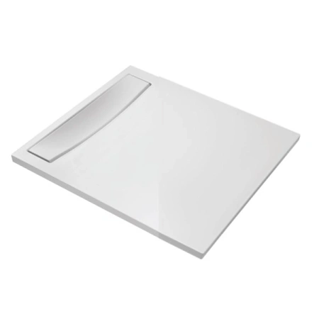 душевой поддон из материала flight jacob delafon flight neus 90×90 белый 147867