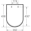 сиденье для унитаза roca debba 8019d000b