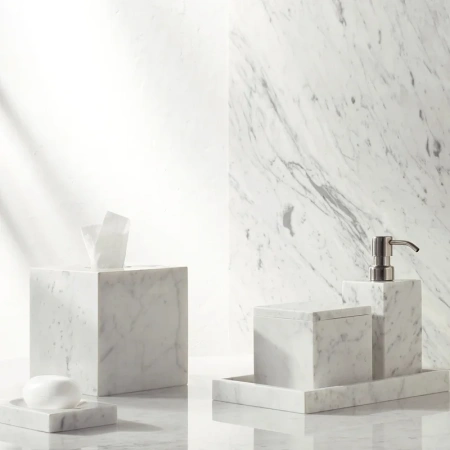 дозатор для мыла kassatex marmol mrm-ld светло-серый