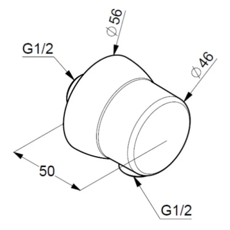 подключение для душевого шланга kludi sirena 6306039-00 подключение для душевого шланга kludi sirena 6306039-00