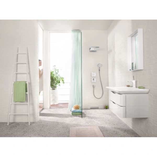 термостат для душа hansgrohe showerselect glass highflow 15735400