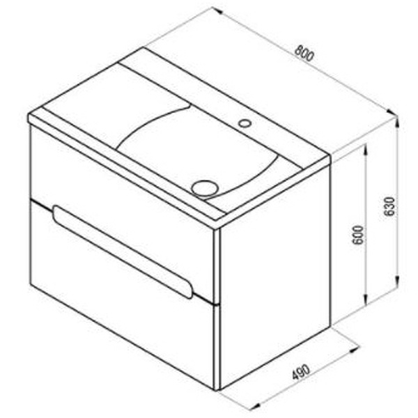 тумба под раковину ravak sd classic ii 80 r x000000916 подвесная латте белая