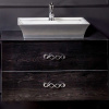Тумба под раковину Boheme Armadi Art NeoArt 100 831-100-BW подвесная Black Wood