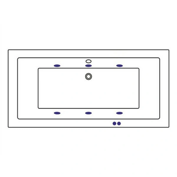 акриловая ванна whitecross savia duo 170x80 0103.170080.100.soft.cr с гидромассажем
