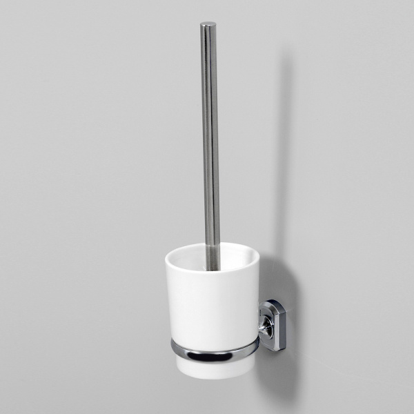 Ёршик для унитаза WasserKRAFT K-28127 хром | белый