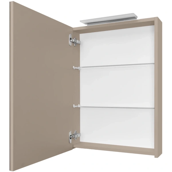 зеркальный шкаф 50x70 см капучино l roca oleta a857643515