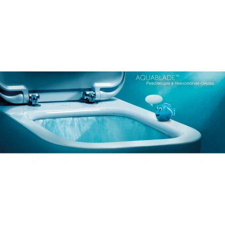 унитаз приставной ideal standard connect aquablade e052401 безободковый