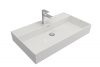 полка для консоли под раковину cezares cadro 80 cadro-80-mens-bianco белая матовая