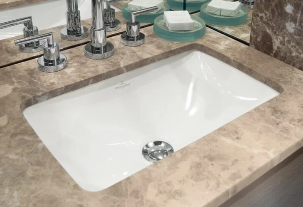 раковина встраиваемая villeroy & boch loop & friends 61450001 alpin