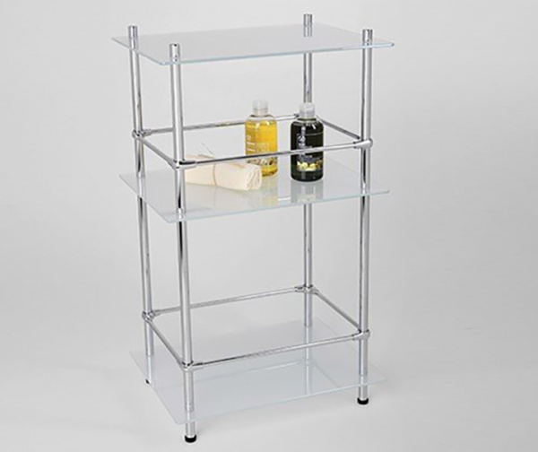 Полка стеклянная WasserKRAFT K-4033 цвет хром
