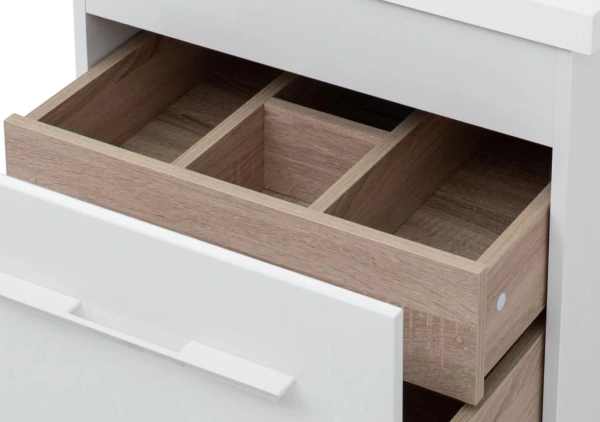 тумба под раковину aquanet августа 58 белый, 00239782