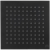 Верхний душ Paffoni Syncro ZSOF075NO квадратный, 20x20 см, черный матовый