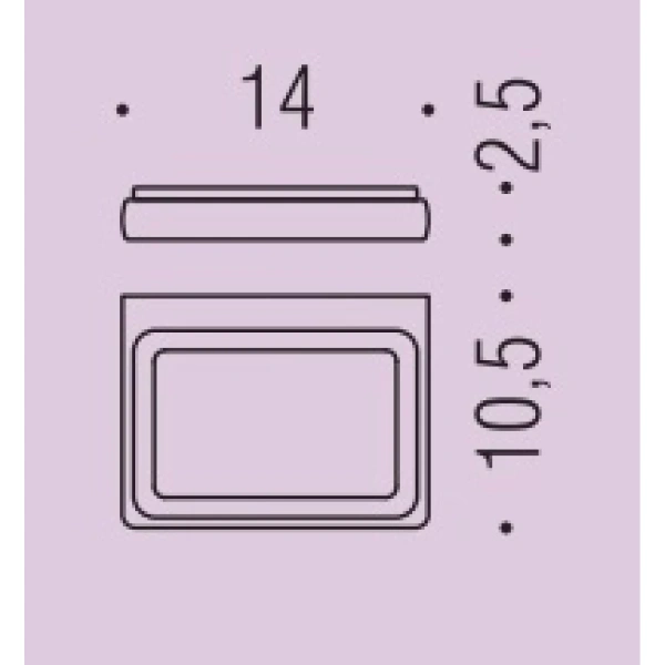 Мыльница Colombo Design Lulu B6201 хром