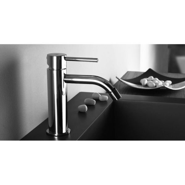 смеситель paffoni light lig071cr для раковины, без донного клапна, хром глянцевый