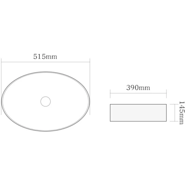 раковина 51,5x39 см santiline sl-1104mb
