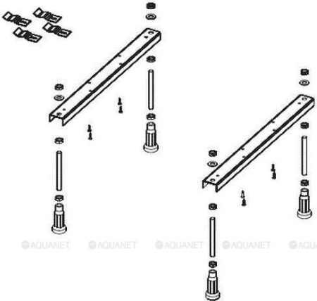 ножки для ванны riho universal pootset01u