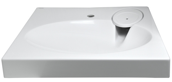 раковина на стиральную машину azario elegance cs00078300 59.2х59 см, белая