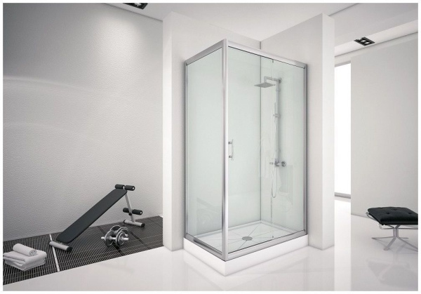 душевой уголок aquanet alfa naa1131 160х80 см, прозрачное стекло, 00273606