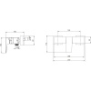 смеситель для душа villeroy&boch architectura square tvs12500100061 хром