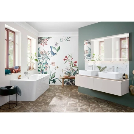 раковина villeroy & boch collaro 4a205601 накладная, 56x36 см, альпийский белый