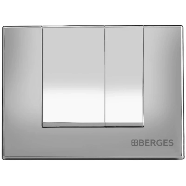 инсталляция berges novum 040243 для унитаза с клавишей смыва хром
