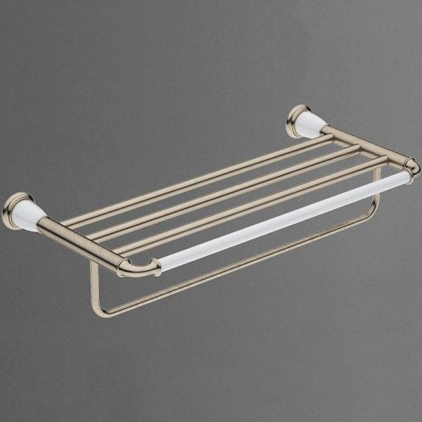 Полка для полотенец Art&Max Bianchi AM-E-2610, цвет бронза