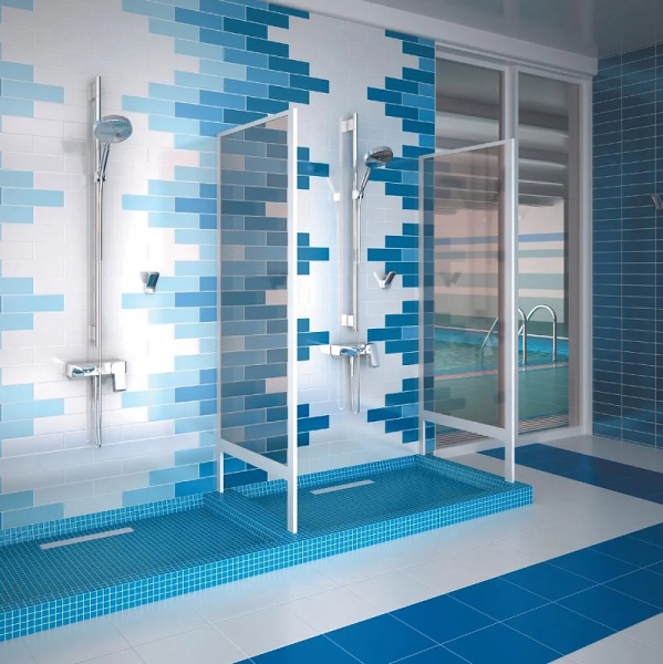 Керамическая плитка Kerama Marazzi Баттерфляй голубой 2839 настенная 8,5х28,5 см