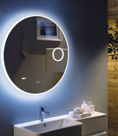 Зеркало WeltWasser Aurel 80 с подсветкой 10000000981 Хром