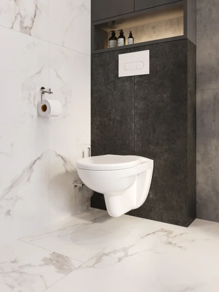 клавиша для инсталляции vitra root round 740-2200 белая глянцевая